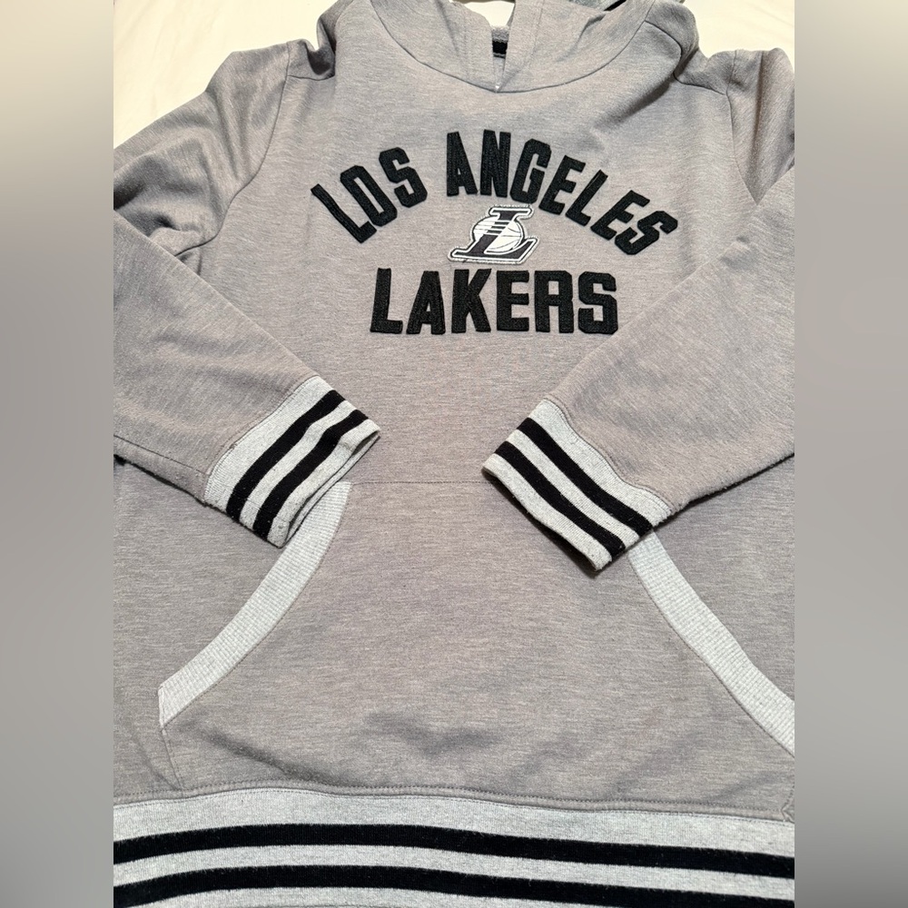 Fanatics Los Angeles Lakers Vintage Throwback Hoodie - Picture 5 of 6